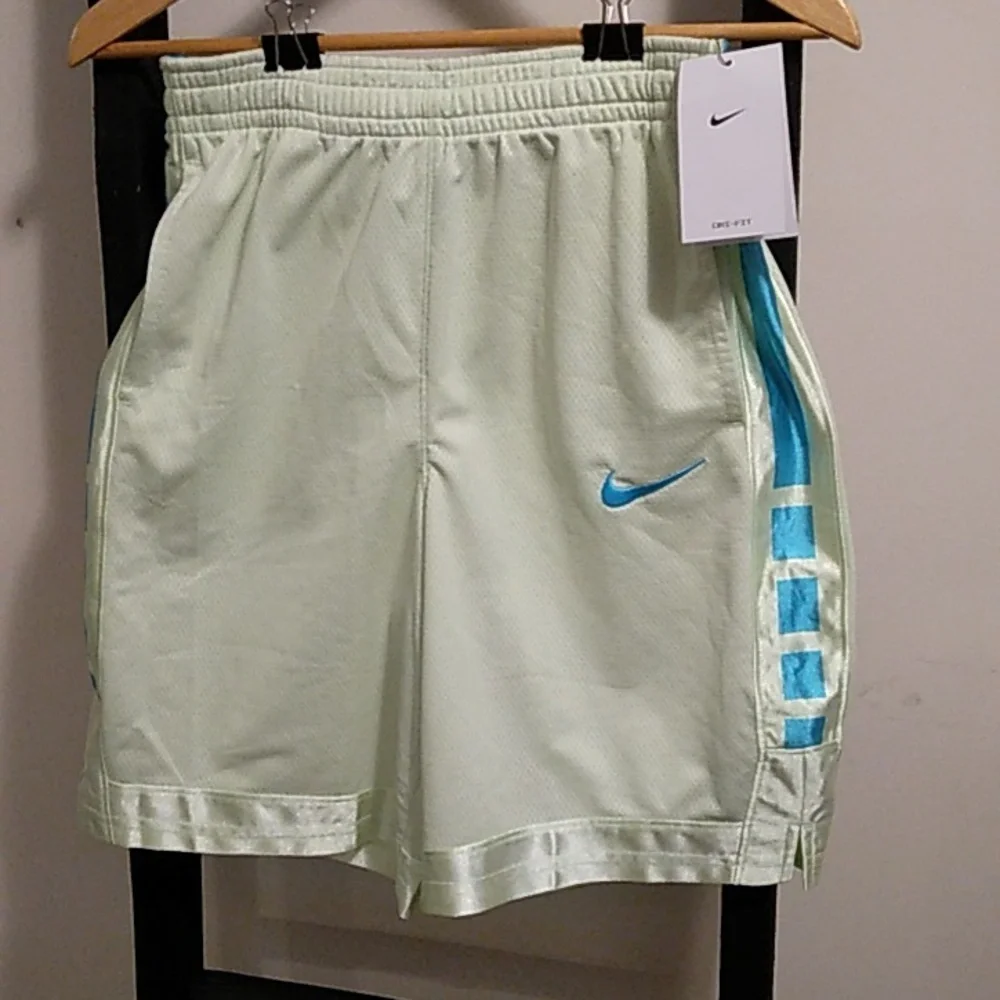 Nike Light Green Basketball Shorts NWT